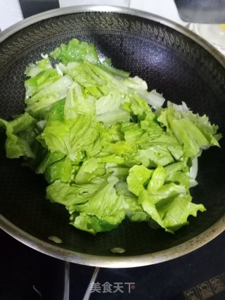 蒜蓉猪油炒生菜步骤5