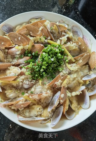 油蛤蒸豆腐步骤4