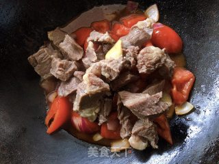 西红柿炖牛腩肉步骤12