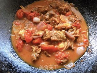 西红柿炖牛腩肉步骤13
