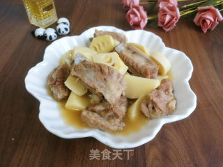 排骨炖春笋步骤8