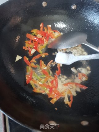 苦瓜炒风干鹅步骤9