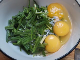 胡葱煎蛋步骤3