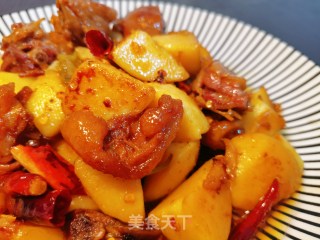 腊鸭炖土豆步骤8