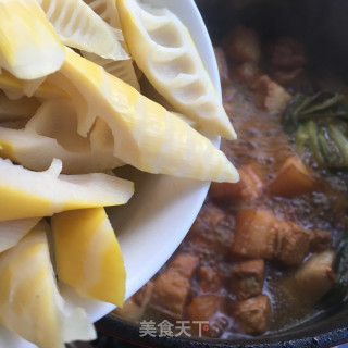 红烧肉炖春笋步骤11