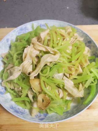 青笋豆腐皮儿步骤6