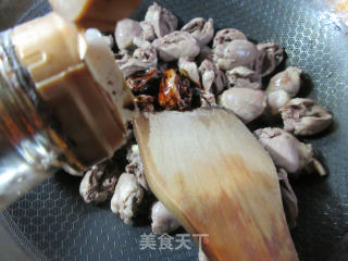 孜然鸡心步骤4