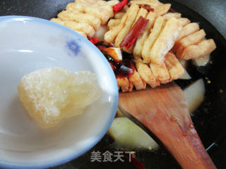 兰花豆腐干烧土豆步骤9
