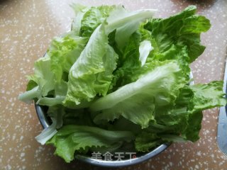 生菜烧豆腐步骤1