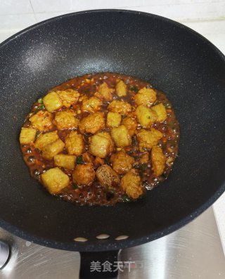 鸡肉丸烧豆腐泡步骤11