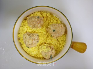 小米新吃法❗️蒸山药小米肉丸子❗️健脾胃助消化，老少皆宜❤️步骤7