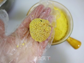 小米新吃法❗️蒸山药小米肉丸子❗️健脾胃助消化，老少皆宜❤️步骤8