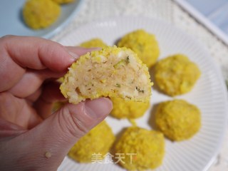 小米新吃法❗️蒸山药小米肉丸子❗️健脾胃助消化，老少皆宜❤️步骤11