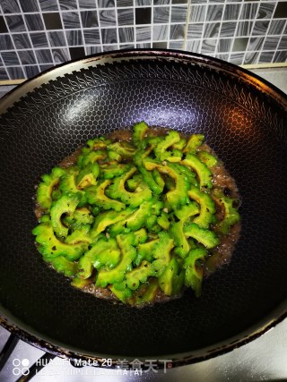 凉瓜牛肉步骤4