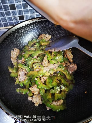 凉瓜牛肉步骤7