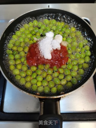 茄汁豌豆步骤5