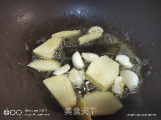 豆角烧鸭肉步骤4