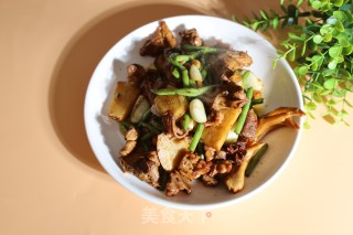 豆角烧鸭肉步骤10