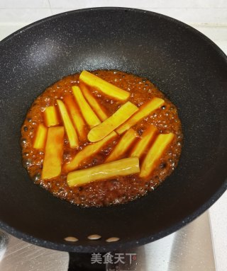 糖醋铁棍山药步骤12