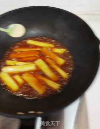 糖醋铁棍山药步骤14