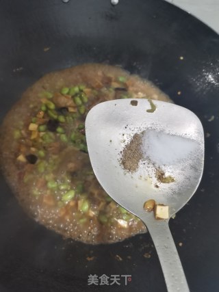 毛豆豆干炒肉丝步骤7