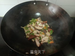 香菇猪血步骤3