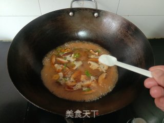 香菇猪血步骤6