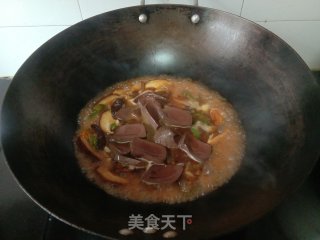 香菇猪血步骤7