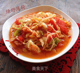 西红柿炒洋白菜步骤8
