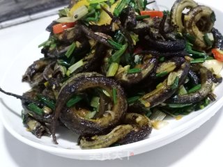 荞头爆炒盘龙黄鳝步骤13