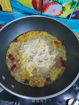 红薯粉酸汤肥牛步骤14