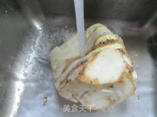 筒骨烧毛笋头步骤2
