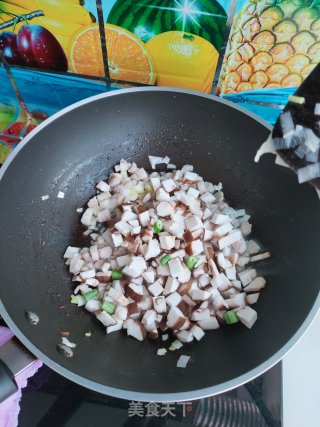 酱烧肉末香菇丁步骤7