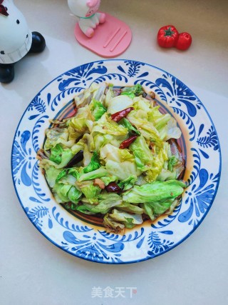 猪油炒包菜步骤11