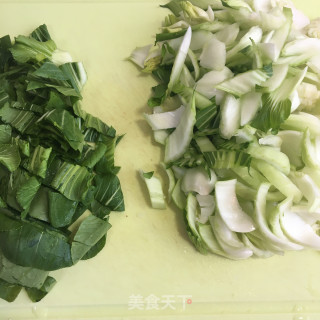 香菇香干炒白菜步骤2