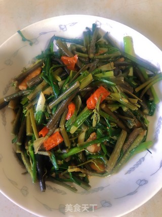 野葱炒蕨菜步骤8