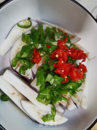 茄子蒸青椒步骤3