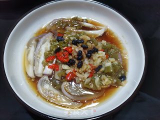 茄子蒸青椒步骤7