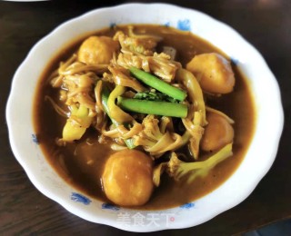 咖喱鱼蛋步骤11