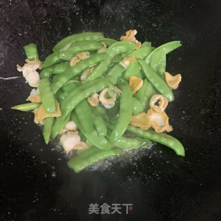 荷兰豆炒鲍鱼步骤9