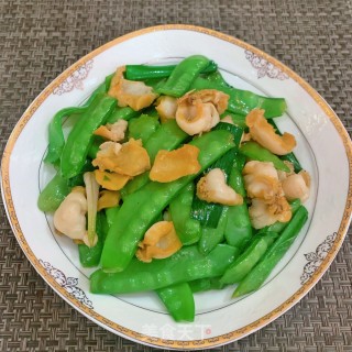 荷兰豆炒鲍鱼步骤11