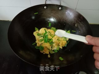 青蒜炒鸡蛋步骤6