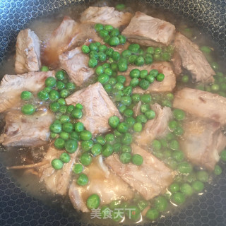 糖醋烧豌豆排骨步骤8