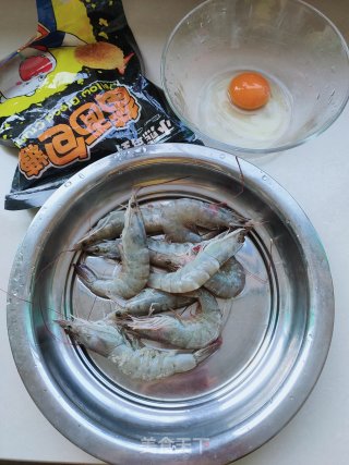 炸虾排步骤1