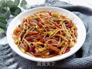 黄豆芽炒红薯粉步骤9