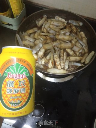 蛏子爆炒青椒步骤5