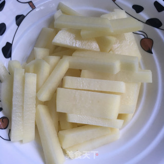 香辣虾仁土豆条步骤4