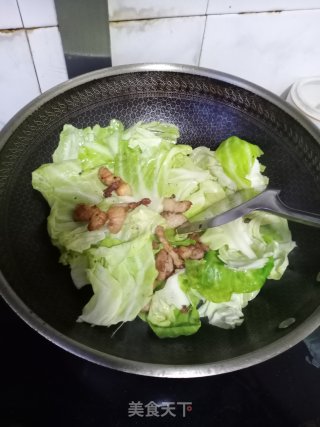 包菜五花肉步骤7