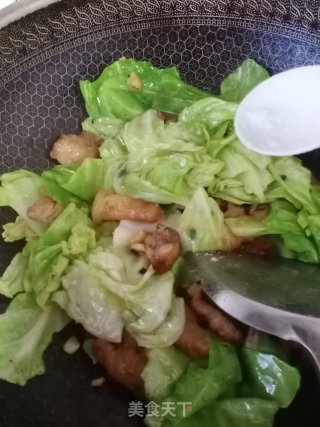 包菜五花肉步骤8