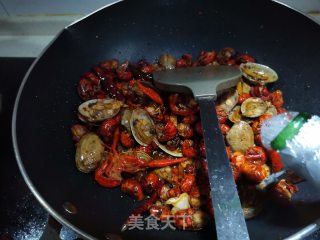 花甲魔芋烧虾尾步骤7 花甲魔芋烧虾尾步骤7